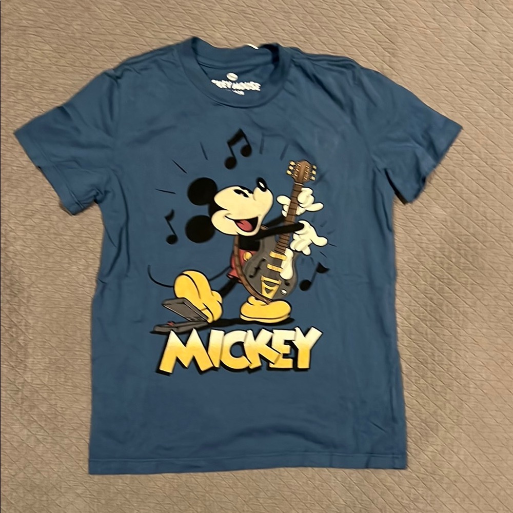 Lucky Brand + Disney Kids Blue Mickey Mouse Short Sleeve Tee